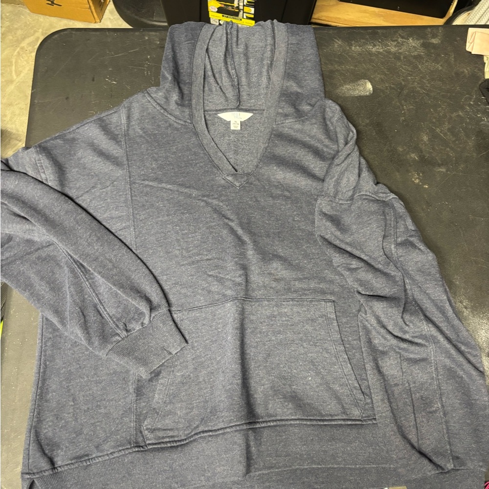 Women’s Blue Hoodie Sweater